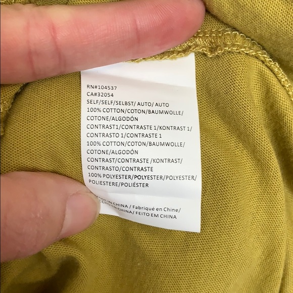 Anthro Isla Vista chartreuse top - Picture 8 of 9
